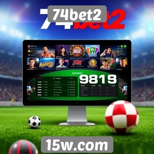 Recursos exclusivos do site 74bet2